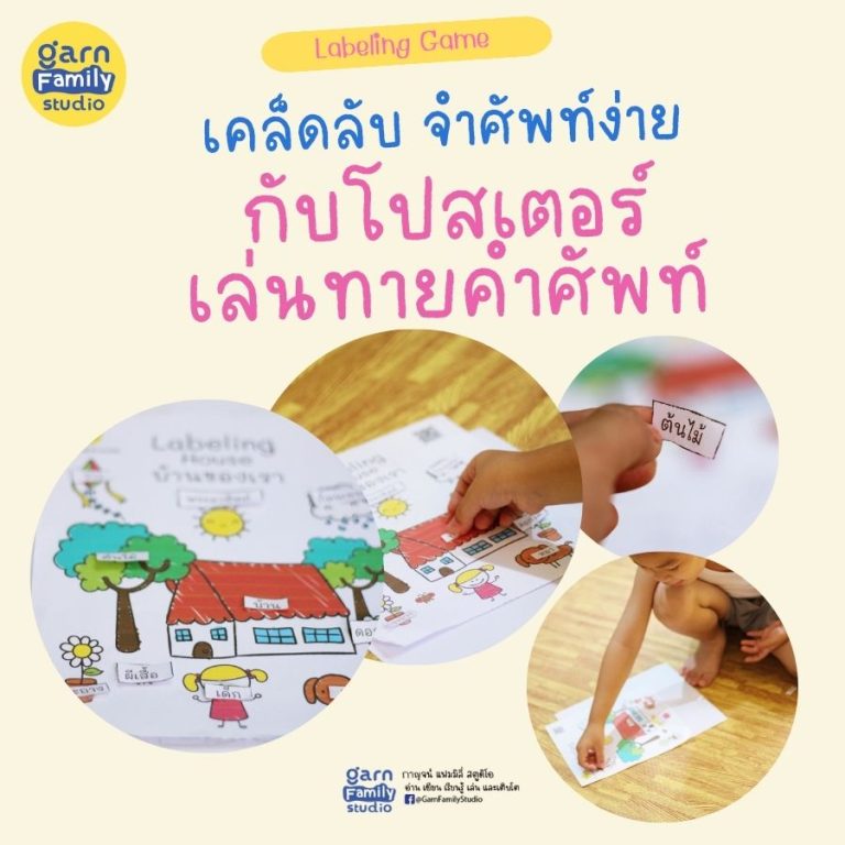 เคล็ดลับ จำศัพท์ง่าย กับโปสเตอร์เล่นทายคำศัพท์